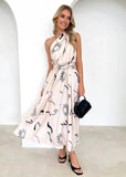 Zingj Spring And Summer New Wish One Shoulder Slim Waist Wipe Show Back