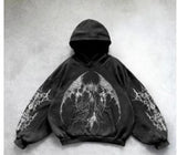 Wash Hooded Hoodie Hoodie Winter High Street Men And Women With The Same Shirt