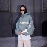 Zingj High Street Popular Logo Letter Print Hoodie Suit For Men And Women Hip Hop Street Loose