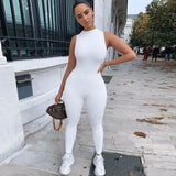 Suit Summer Polyester Women's Sleeveless Slim High Top Sports