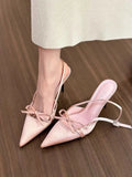 Bag Head Sandals Women 2025 Summer New Dress Cheongsam National Style Temperament Tip And Black High