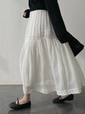 Breath. Natural High Fermented Washing Of Moss A-Word Half-Dress White Dress 2025 Summer Homemade Gentle