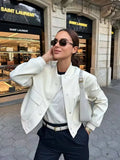 Color 2025 Spring And Autumn New Stand-Up Big Pocket Women's Jacket Women's