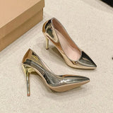 High-Heeled Women's 2025 Autumn New Light-Pointed Temperament Women's Shoes Fine Heel Single