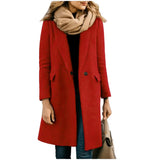 Autumn And Winter New Products Burst The Long Hair Of The Female Coat Dark Button Niot