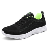 Shoes New Sports Leisure Summer Men's Breathable Comfortable Mesh Flying Running Shoes Travel Men's