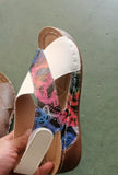 Sandals Women 25 Years Of Summer New Pine Cake Thick Soles With Skirts Casually Exposed Beach