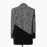 New Tassel Personality Material Irregular Splicing Five-Pointed Star Loose Version Of The Suit Jacket