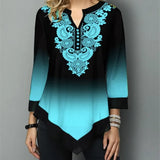 Round Milk Silk Neck Loose Gradient Women's