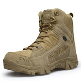 And Winter High-Top Climbing Boots Outdoor Tactical Boots Desert Boots Snow Boots Camping Large Training Shoes