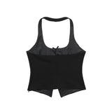 Women's Clothing 2025 Spring New Bow Ornament Hanging Neck
