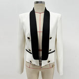 New Star Fashion Collage Hit The Blue Fruit Collar Short Small Suit