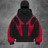 Double Hat Unique Design Hoodie Autumn And Winter New Men's And Women's Same Loose Y2K