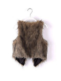 Color Imitation Fur Vest Ultra-Short Fox Hair Vest Women's