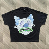 Printing Of Men's T-Shirt Blutosatire Billdog Cotton Oversized