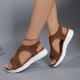 And Summer Fashion Soft Flying Weaving Breathable Flat Sandals Casual Large Size Beach New Women's