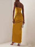 2022 Autumn Women's French Sexy Sling Dress Dress High-End Open Skirt Dress