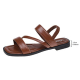 Cool Slippers Women 2025 Spring New Retro Leisure Beach Fashion Roman Cool Slippers Women's