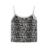 Skull Allover Print Crop Cami TopOutfit