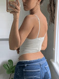 Asymmetric Lace Corset Top- Outfit