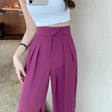 For High Waist Covering Belly Thin Loose