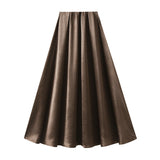New Spring And Autumn New A-Dress Skirt Mid-Dress Mid-Dress Mid-Dress Mid-Senior Skirt