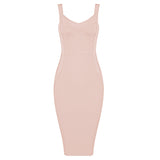 Sexy Low-Chest Bag Hips Waistless Sleeve-Free Hot Party Dress Stylish Hot Party
