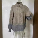 Zingj Autumn And Winter New Advanced Temperament Small Fragrant Wind Comfortable Sequin V Neck Sweater-Outfit