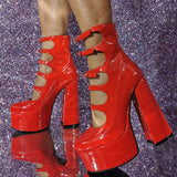 Spice Girls Halloween Lolita Water Station With Coarse Heeled 47 High Heels