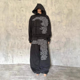 Loose Hoodie Straight Trousers Street Fashion Ins Trendy H-Hop