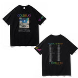 New Coldplay Concert Around The Same Short-Sleeved T-Shirt Cool Play Band Concert