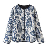 Women's ZA Fashion Autumn New Printing Thick Loose Leisure Cotton