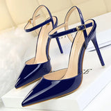 Shoes Patent Leather Heels 2022 Fashion Woman Pumps Stiletto Women Shoes Sexy Party Shoes Women High Heels 12