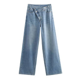 Women's INS Burst Fashion Double Trousers High-Rise