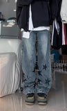 Vintage Denim Star Patch Boyfriend JeansOutfit