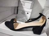 Women's Thick Heel High Heel Women's Fashion Sandals Summer Buckle Shoes 5 Cm