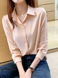 Elegant and Youth Woman Blouses Fashion Woman Blouse 2023 Clothing Female Satin Beautiful Women's Blouses In Promotions