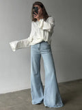 Simple Style Lock-Free Knitted Sweater Thin Lazi Loose Bottom Long Sleeve Lazy Leisure Autumn