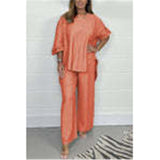 And Autumn 2025 New Wide Legs Trousers Casual Fashion Loose Top Size Two