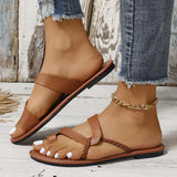 Spring And Summer New Large Size Women's Shoe Covers Fashion Comfortable Flat Women's Cool