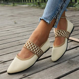 Summer Large-Size Leisure Loose Flat Fly Weaving Women's Shoes One Foot Pedal Soft Sole Single