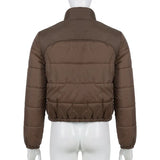 Long Sleeve Warm Cotton Jacket-Outfit