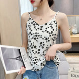 Women Tops Chiffon Blouses Woman Sleeveless Blouse Shirts Women V Neck Floral Top Plus Size Woman Printing Blouses