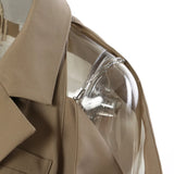 New Out-Shoulder Chain Design Irregular Suit Jacket