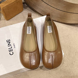 Single-Shoe Women In The Summer Of 2025 New Ugly Soft-Soled Retro Granny Shoes Pregnant Women's Pedal Beans