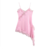 Women's Explosive Fashion Leisure Vacation Lace Asymmetric Sling