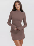 2025 New Fashion Sexy Hottie Dress Elegance Elegance Stylish Long Sleeve Dress