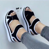 Thick-Bottomed Fish-Mouthed Sandals Women's Sports Wind-Dew With Slope And Beach Cool