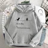 And Winter New Harajuku Sweatshirt Couple Shirt Personality Retro Dinosaur