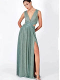 Women's Dress Evening Dress Sleeveless Fork Hot To Close The Waist Exposed